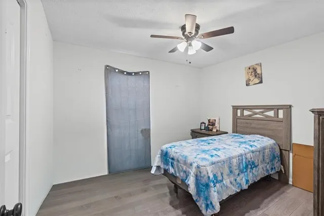 a view of a wooden deck