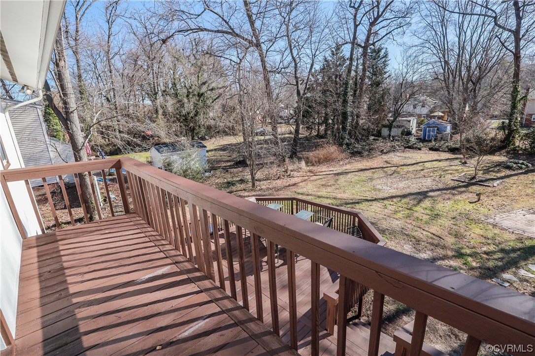 1355 Robindale Road Richmond, VA 23235 - Photo 23 of 35 a view of a balcony with wooden floor