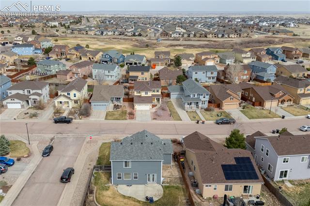 10158 Angeles Road Peyton, CO 80831 - Photo 41 of 43 Aerial view with a residential view