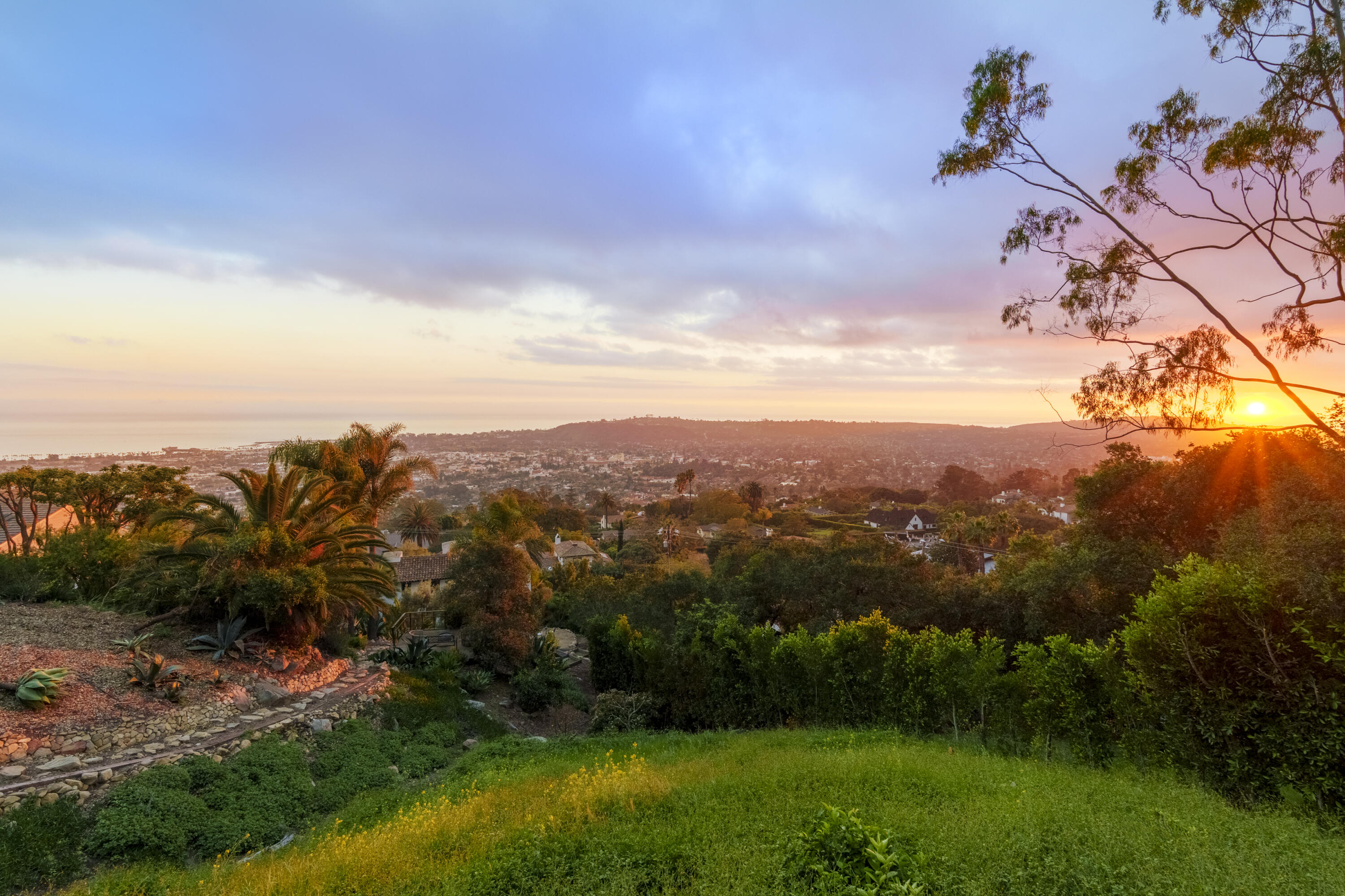 1720 Mission Ridge Road Santa Barbara, CA 93103 - Photo 19 of 24 Sunset View