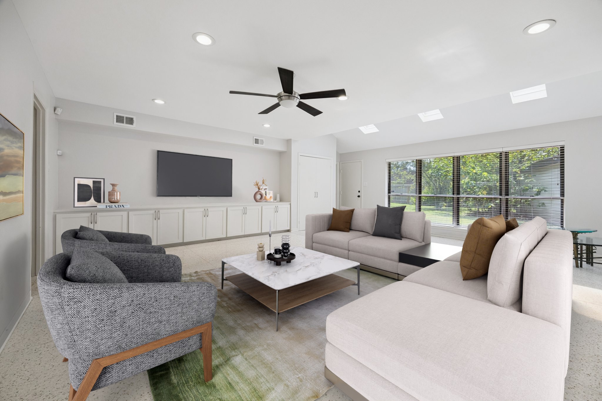 6115 Paisley Street Houston, TX 77096 - Photo 2 of 22 virtually staged living room