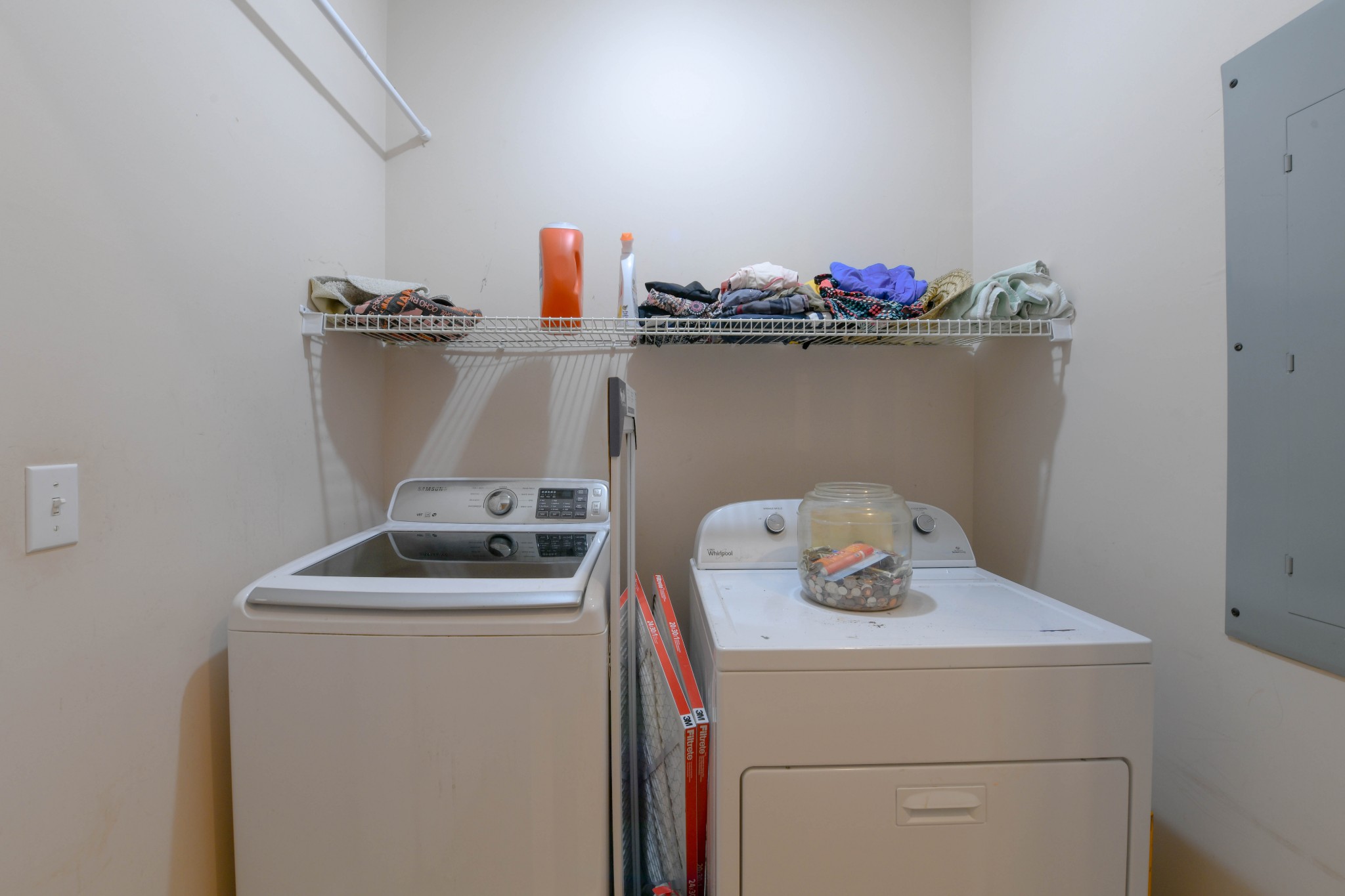2558 South Mt Pleasant Road Greenbrier, TN 37073 - Photo 13 of 36 a utility room with dryer and washer