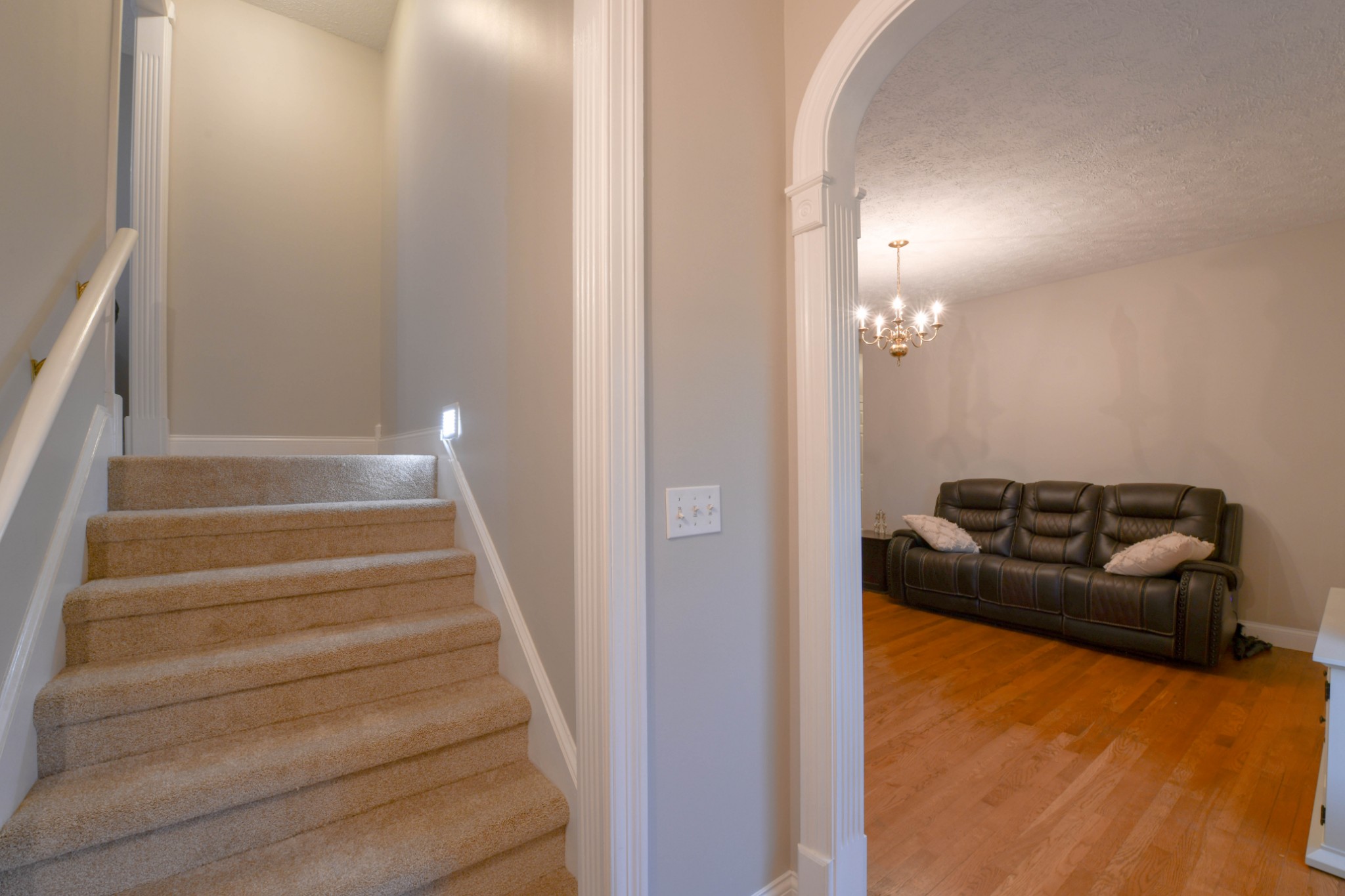 2558 South Mt Pleasant Road Greenbrier, TN 37073 - Photo 21 of 36 a view of entryway and hall with wooden floor