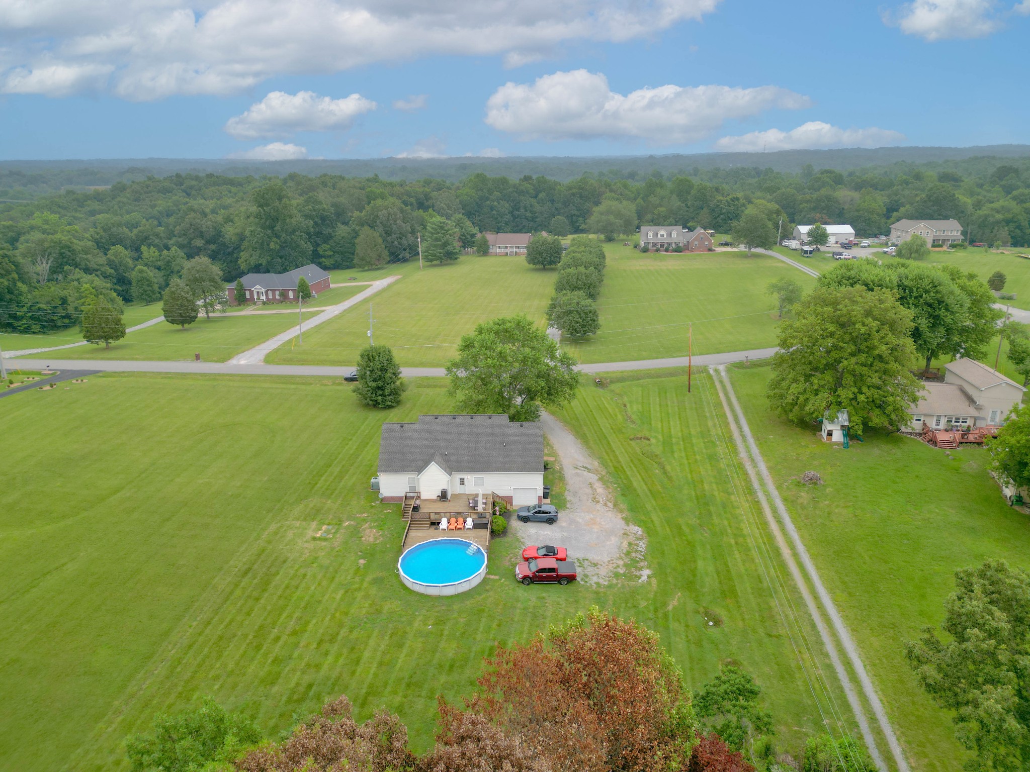 2558 South Mt Pleasant Road Greenbrier, TN 37073 - Photo 34 of 36 an aerial view of a house