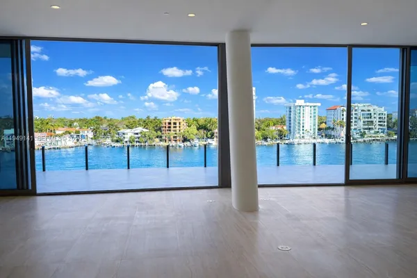 a view of a floor in front of a building