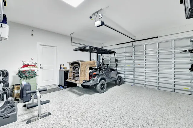 a view of car garage