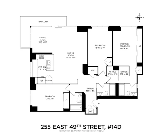 $2,000,000 | 255 East 49th Street, Unit 14D | Midtown East