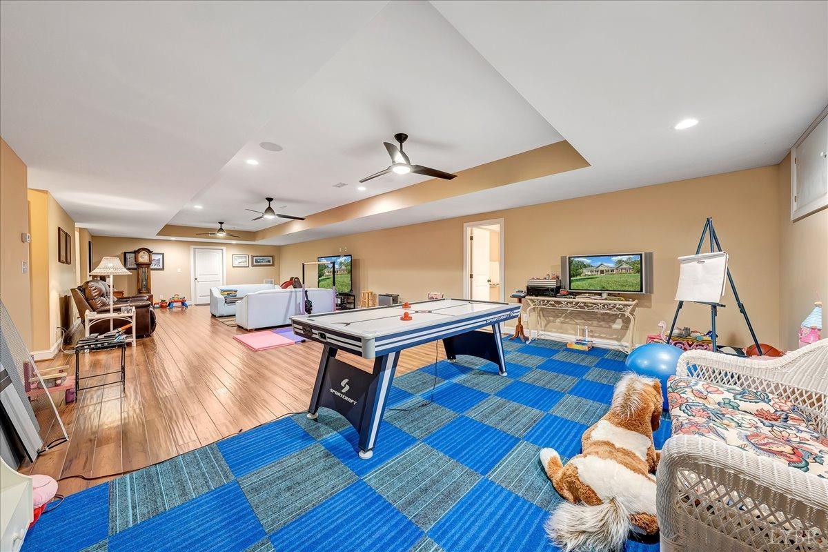 699 Police Tower Road Appomattox, VA 24522 - Photo 48 of 66 a living room with furniture and wooden floor