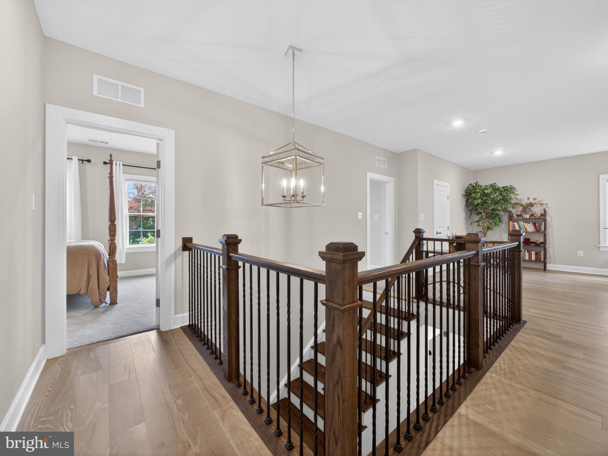 126 Cornell Road Newtown, PA 18940 - Photo 23 of 41 Upstairs Overlook and Hallway