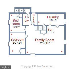 911 Whitehall Street Silver Spring, MD 20901 - Photo 68 of 68 Lower level floor plan
