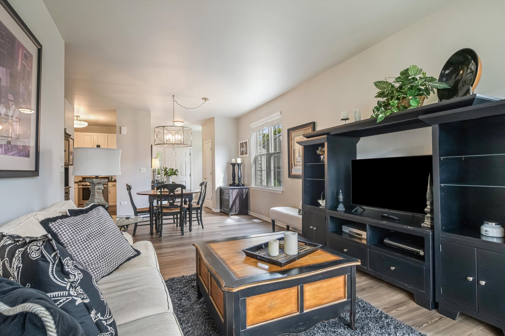 2562 Golf Ridge Circle, Unit 2562 Naperville, IL 60563 - Photo 6 of 22 a living room with furniture and a flat screen tv