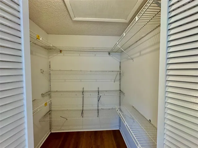 a view of walk in closet