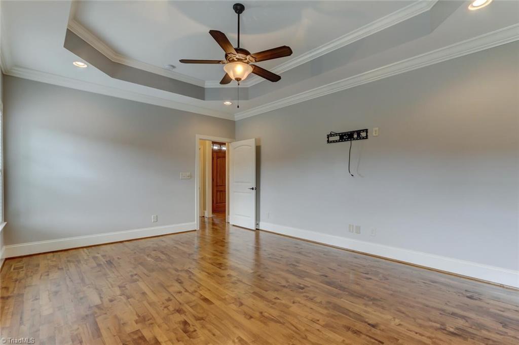 8501 Billet Place Oak Ridge, NC 27310 - Photo 10 of 30 Owner's bedroom also has recessed lighting and a wall mount ready for your flatscreen!