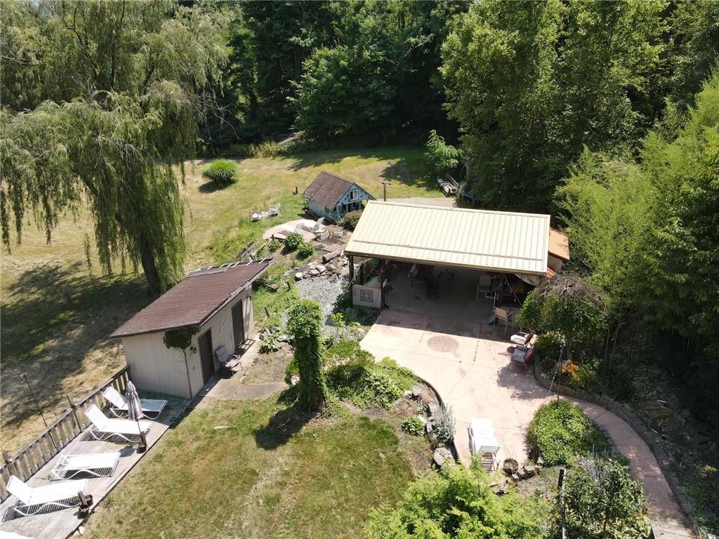 4199 Morgantown Road Smithfield, PA 15478 - Photo 31 of 34 an aerial view of a house with a yard