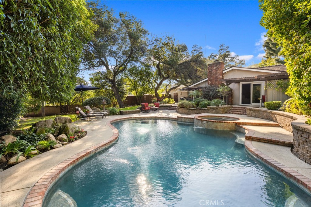 1820 Alta Oaks Drive Arcadia, CA 91006 - Photo 44 of 56 a view of swimming pool with lounge chair