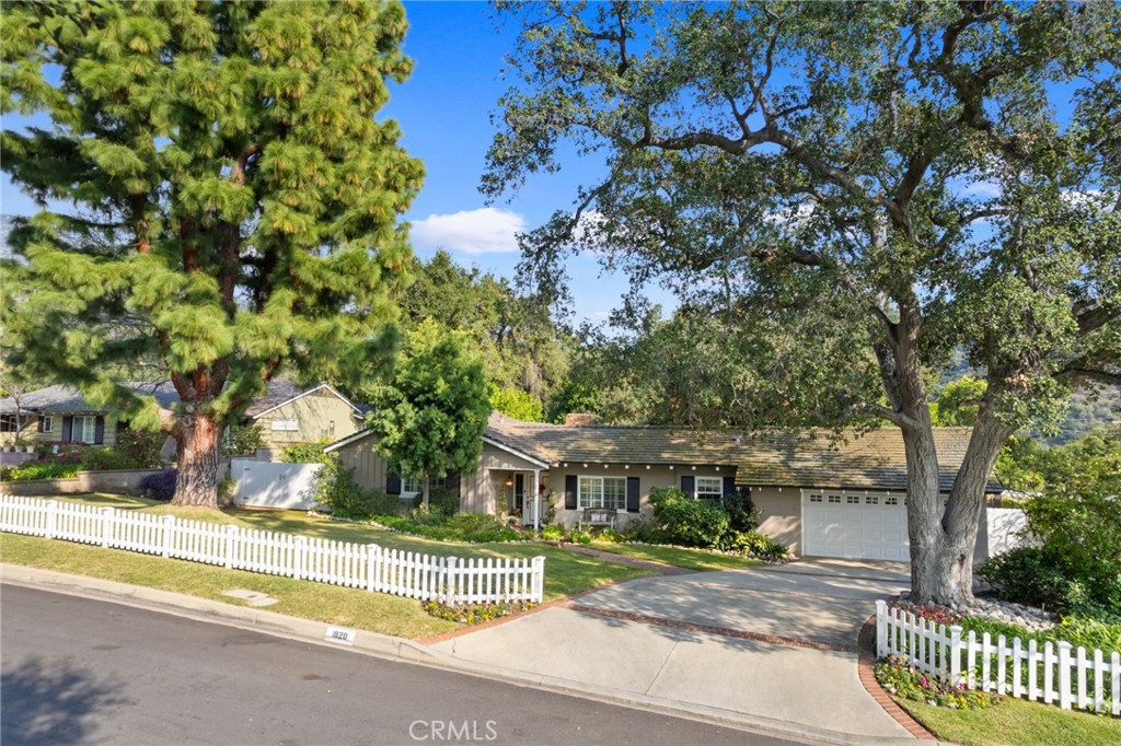 1820 Alta Oaks Drive Arcadia, CA 91006 - Photo 56 of 56 a view of a house with a tree in a yard