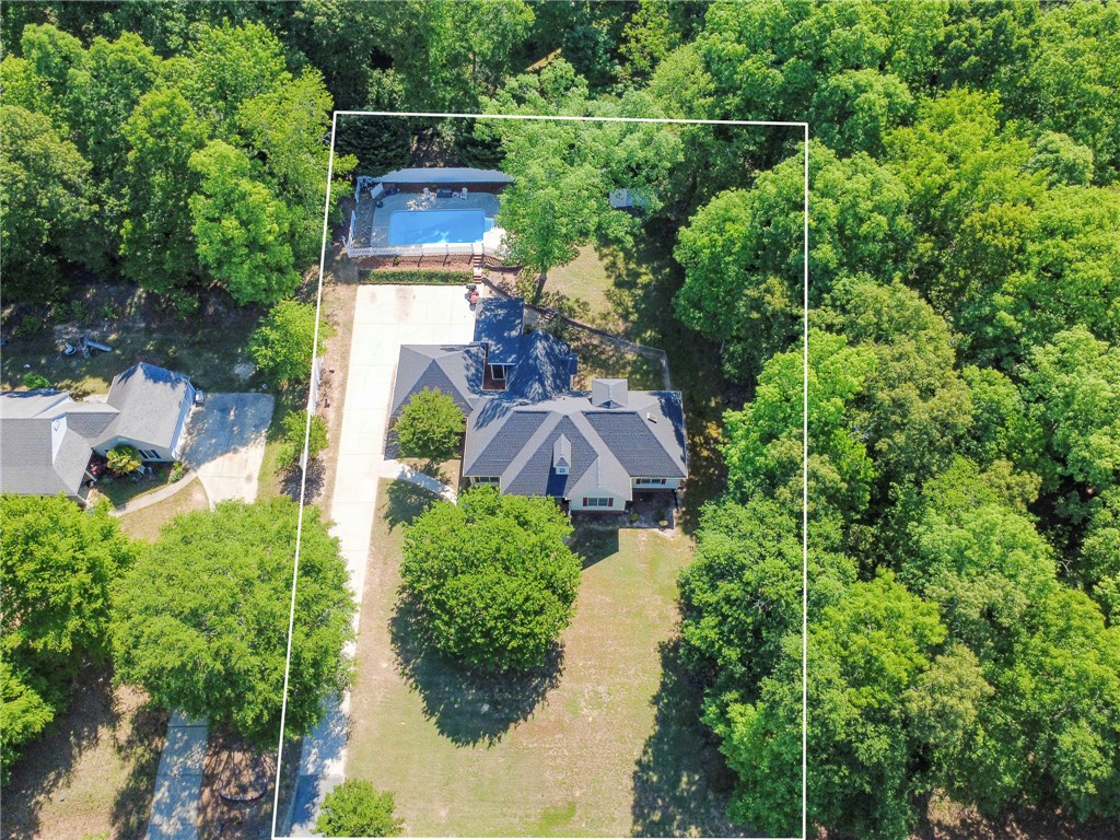 151 Hannah Circle Anderson, SC 29621 - Photo 44 of 46 This verdant property features a private residence with an inviting swimming pool.