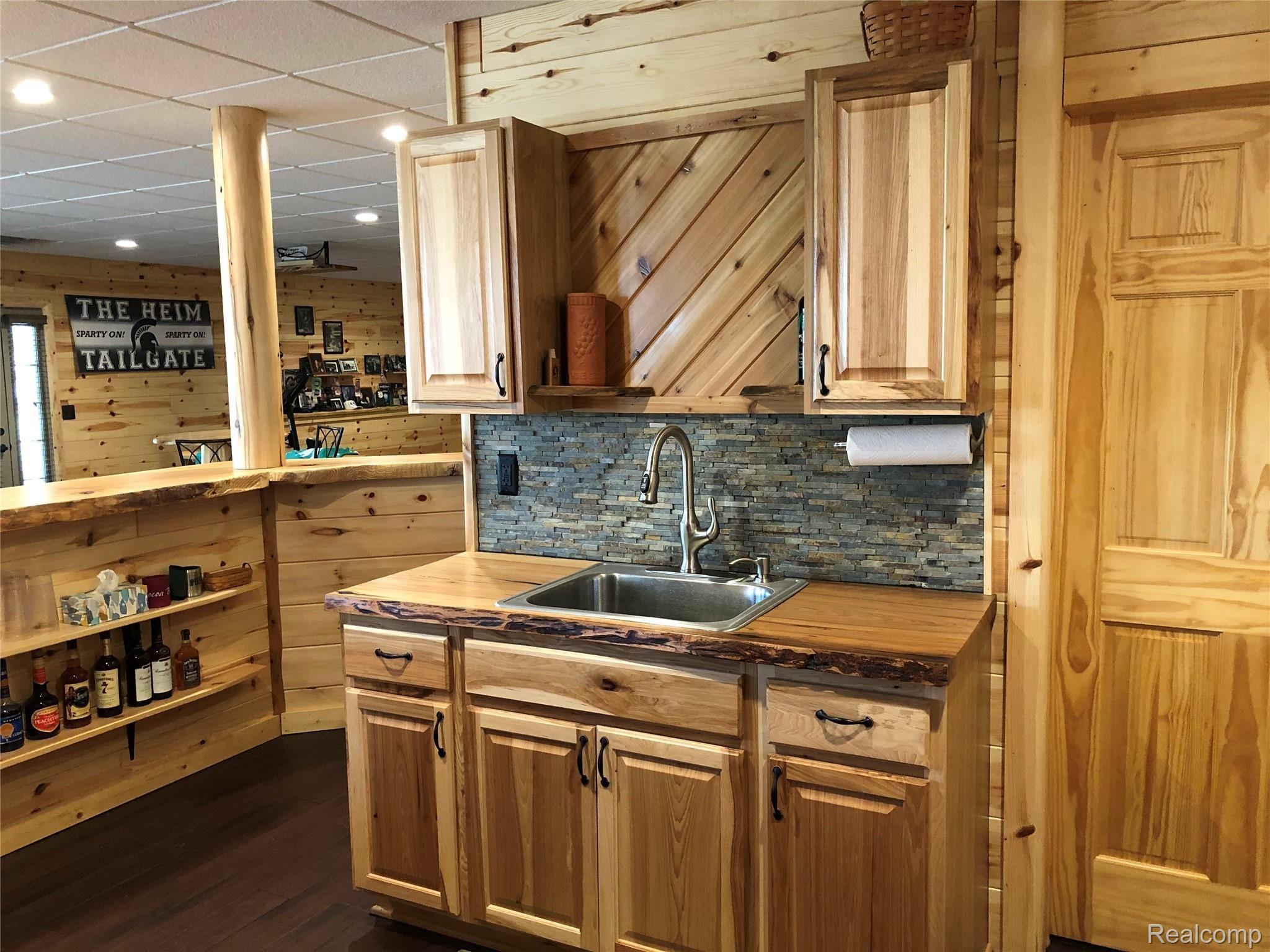 6263 General Squier Road Almont, MI 48003 - Photo 29 of 45 Alternate view of basement kitchen
