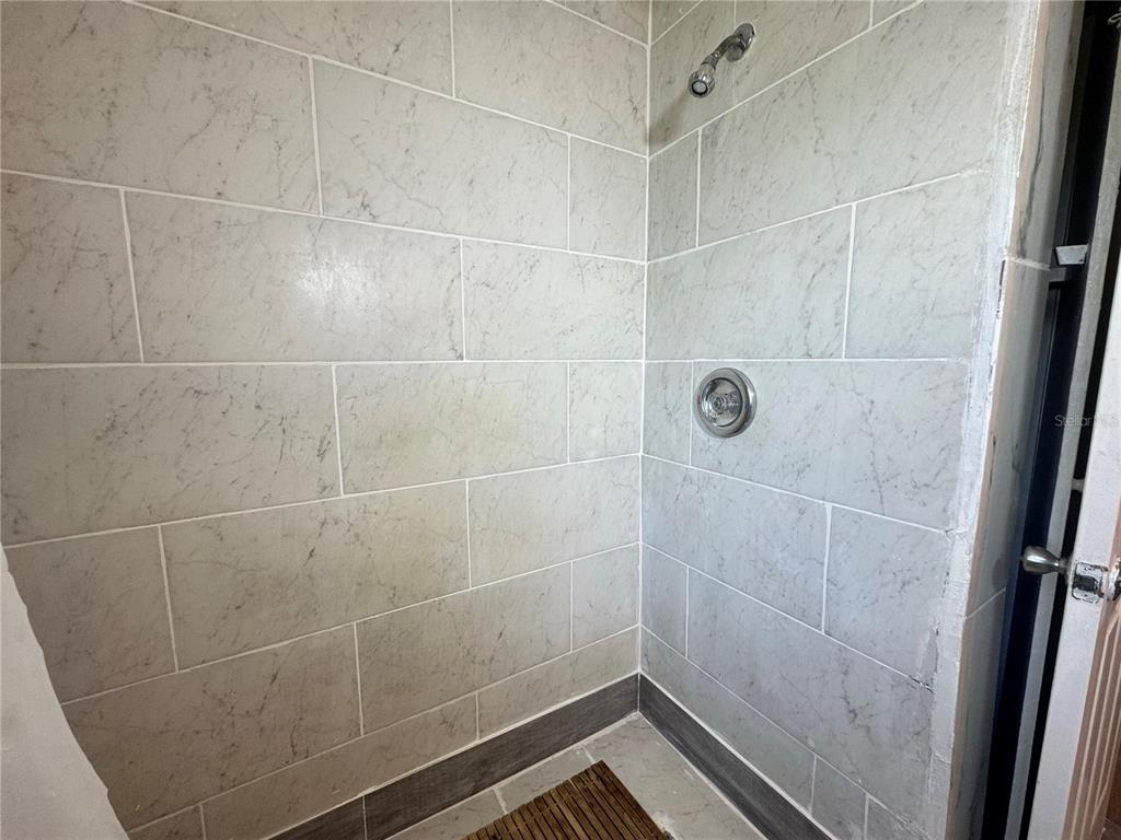 1009 Druid Road Clearwater, FL 33756 - Photo 9 of 9 a bathroom with a shower