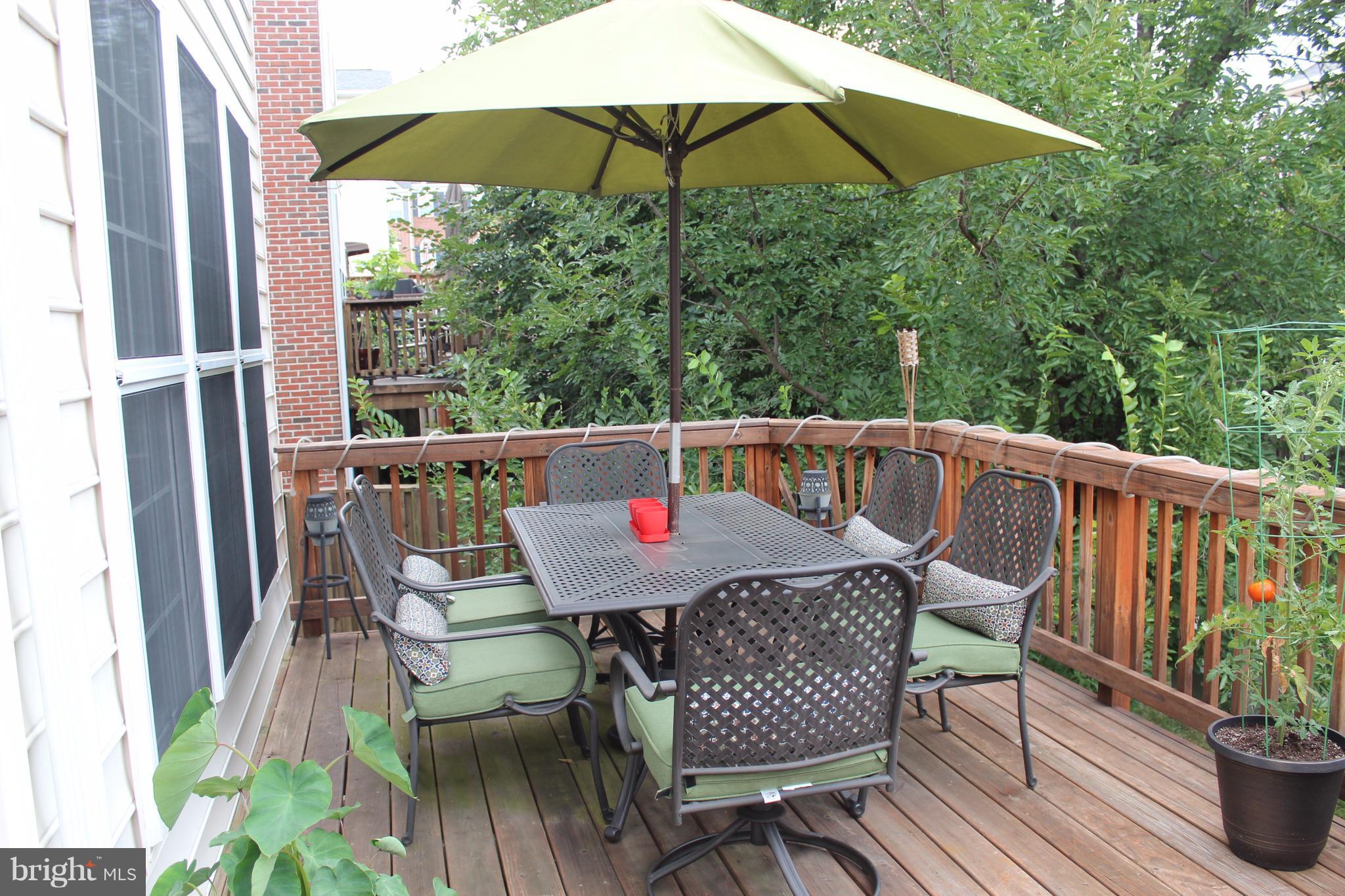 9168 Furey Road Lorton, VA 22079 - Photo 15 of 29 large deck off kitchen