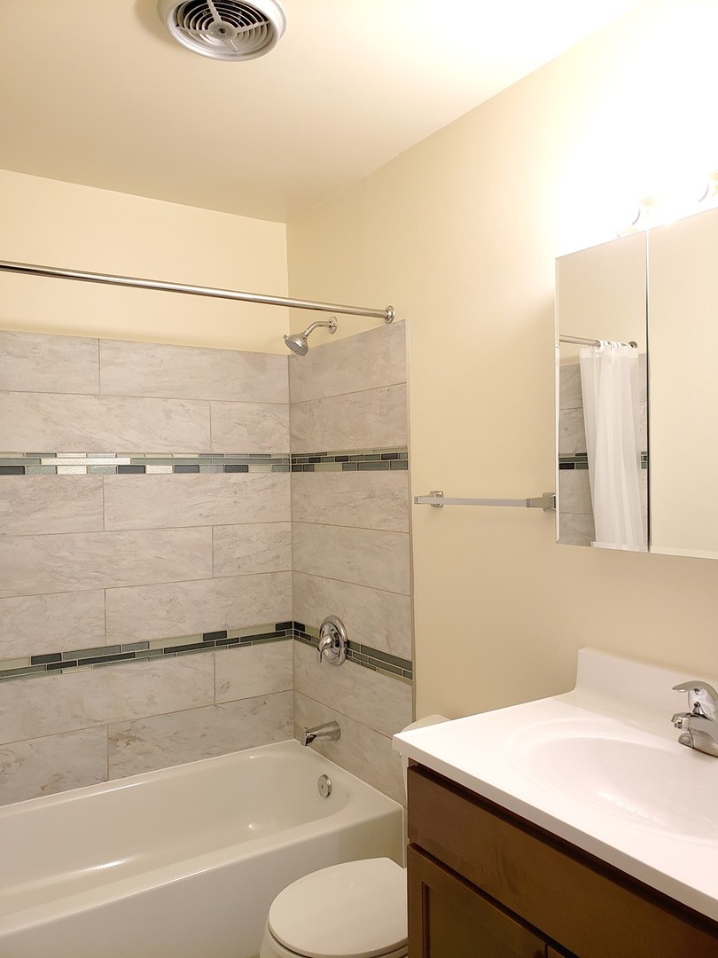10369 Dearlove Road, Unit 1C Glenview, IL 60025 - Photo 7 of 9 a bathroom with a sink and a bathtub