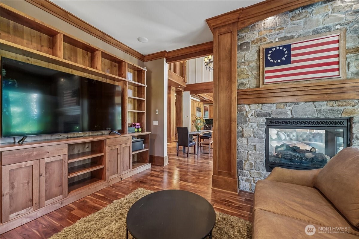 50 Larkspur Loop Cle Elum, WA 98922 - Photo 11 of 36 a living room with furniture and a flat screen tv