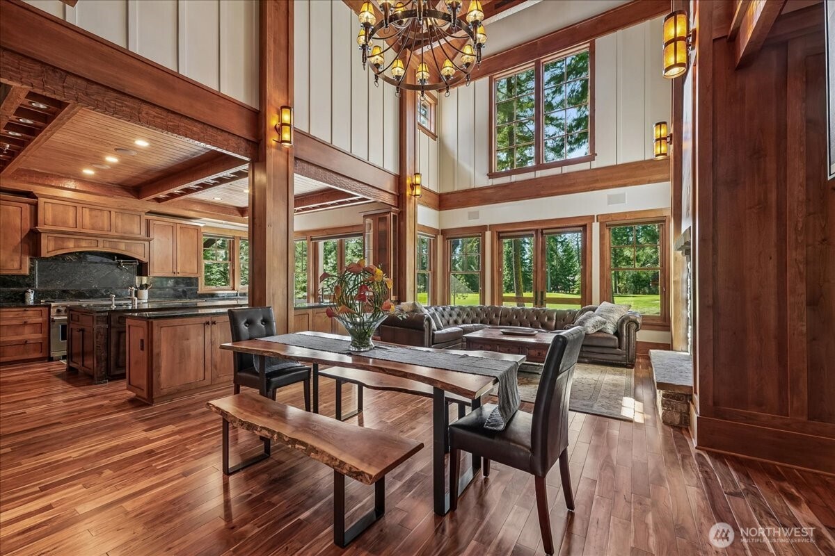 50 Larkspur Loop Cle Elum, WA 98922 - Photo 4 of 36 a view of a dining room with furniture window and wooden floor