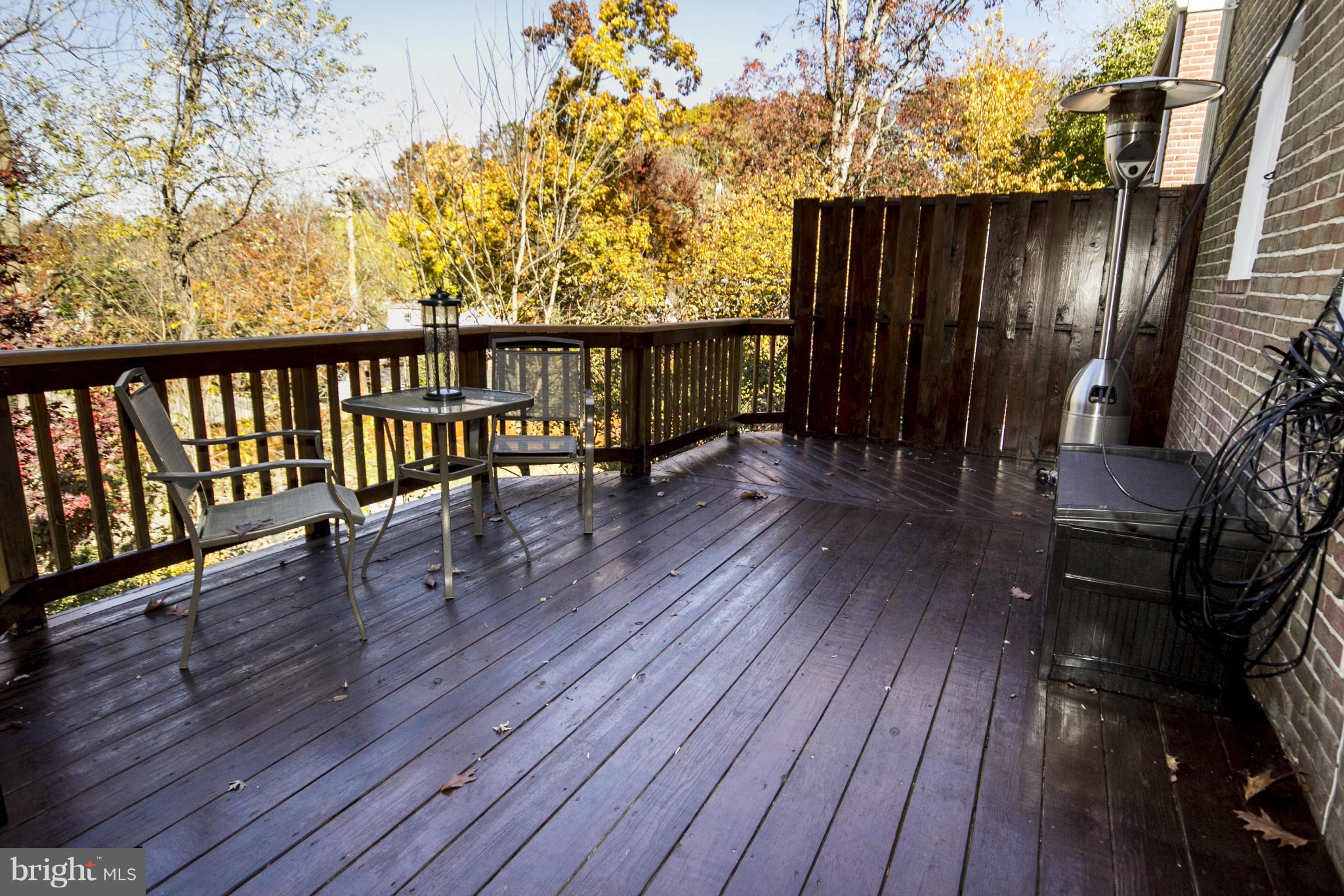 924 Adana Road Baltimore, MD 21208 - Photo 21 of 25 Large Rear Deck