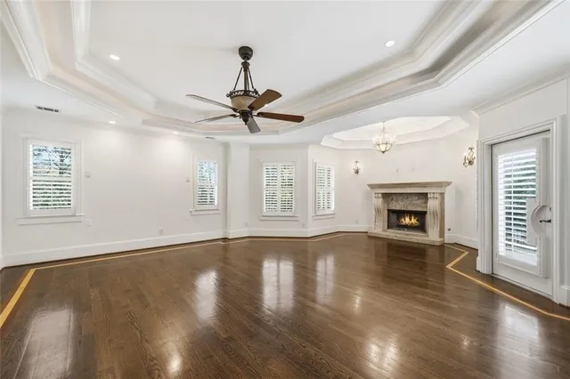 a view of an empty room