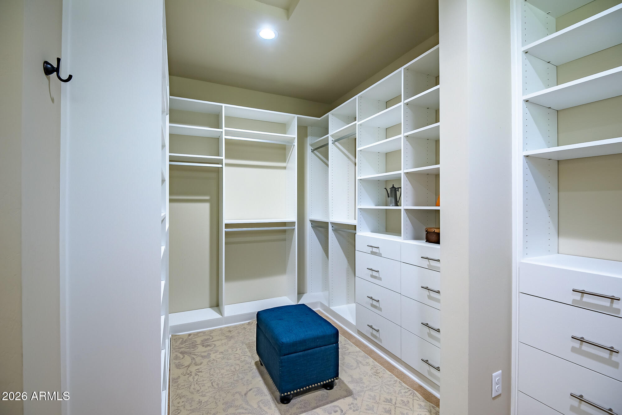 405 East Foxboro Road Munds Park, AZ 86017 - Photo 56 of 131 a view of walk in closet with empty racks
