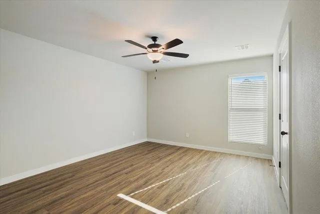 wooden floor in an empty room