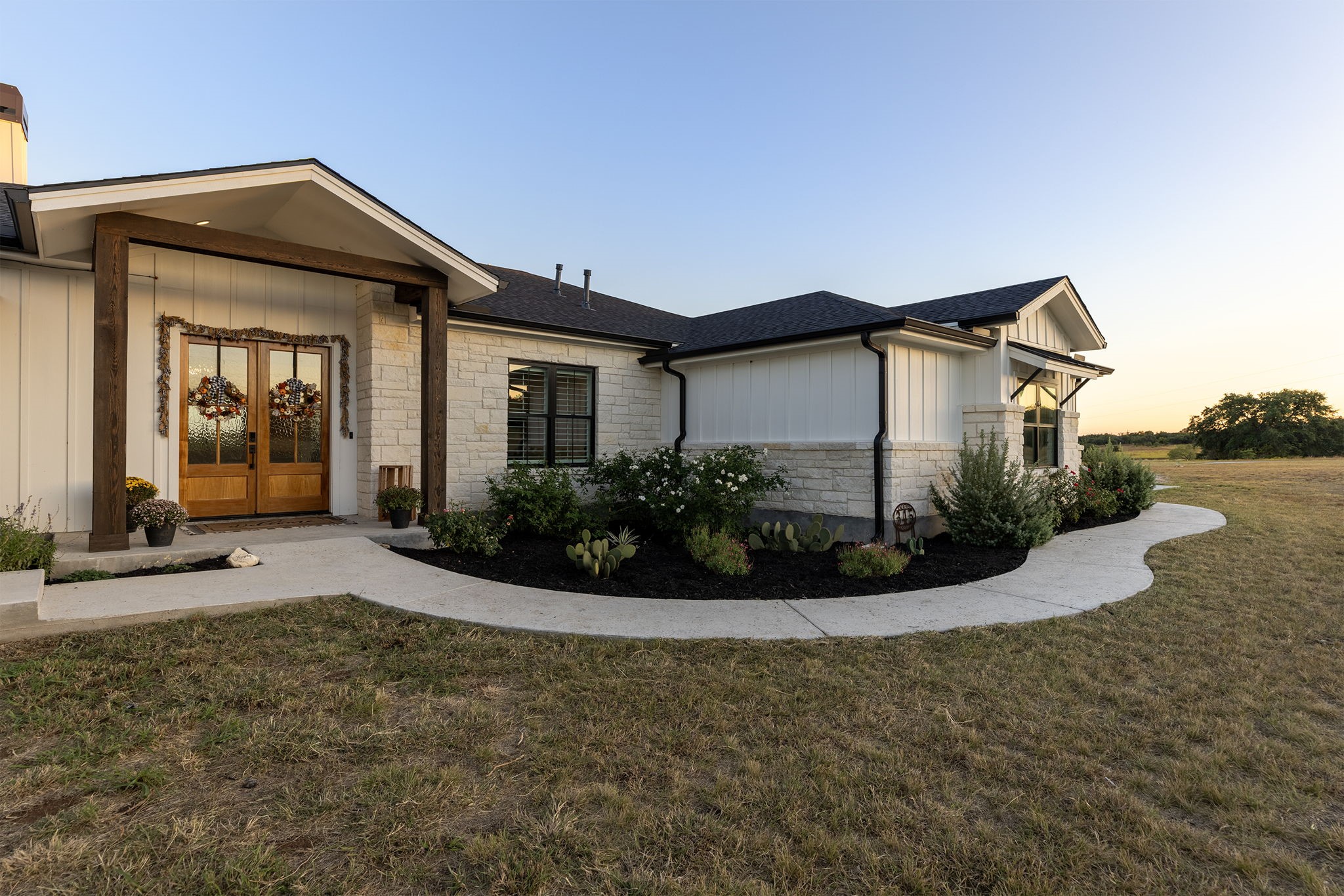 345 Judge's Road Burnet, TX 78611 - Photo 2 of 40 a front view of a house with porch