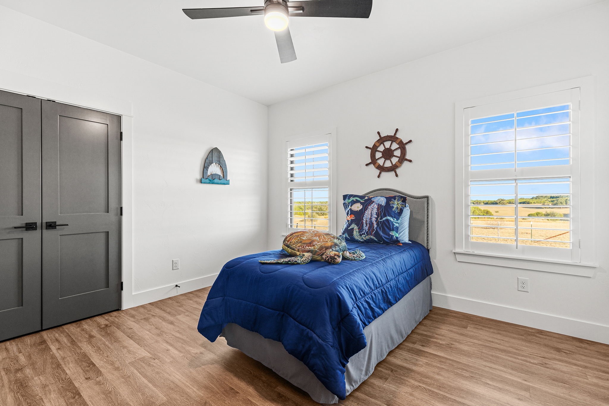 345 Judge's Road Burnet, TX 78611 - Photo 23 of 40 a bedroom with a bed and window