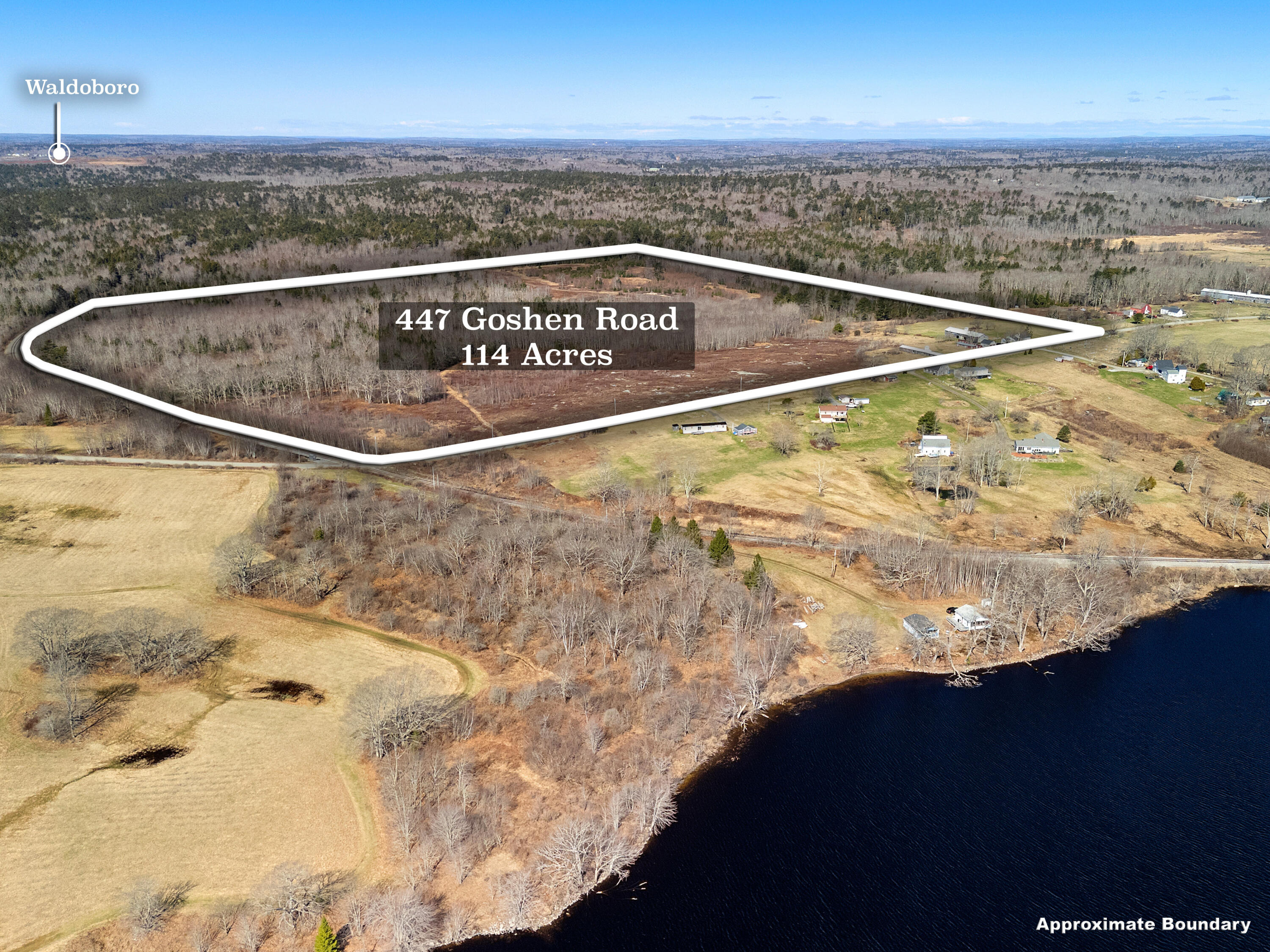 447 Goshen Road Waldoboro, ME 04572 - Photo 21 of 43 Goshen Road Aerial