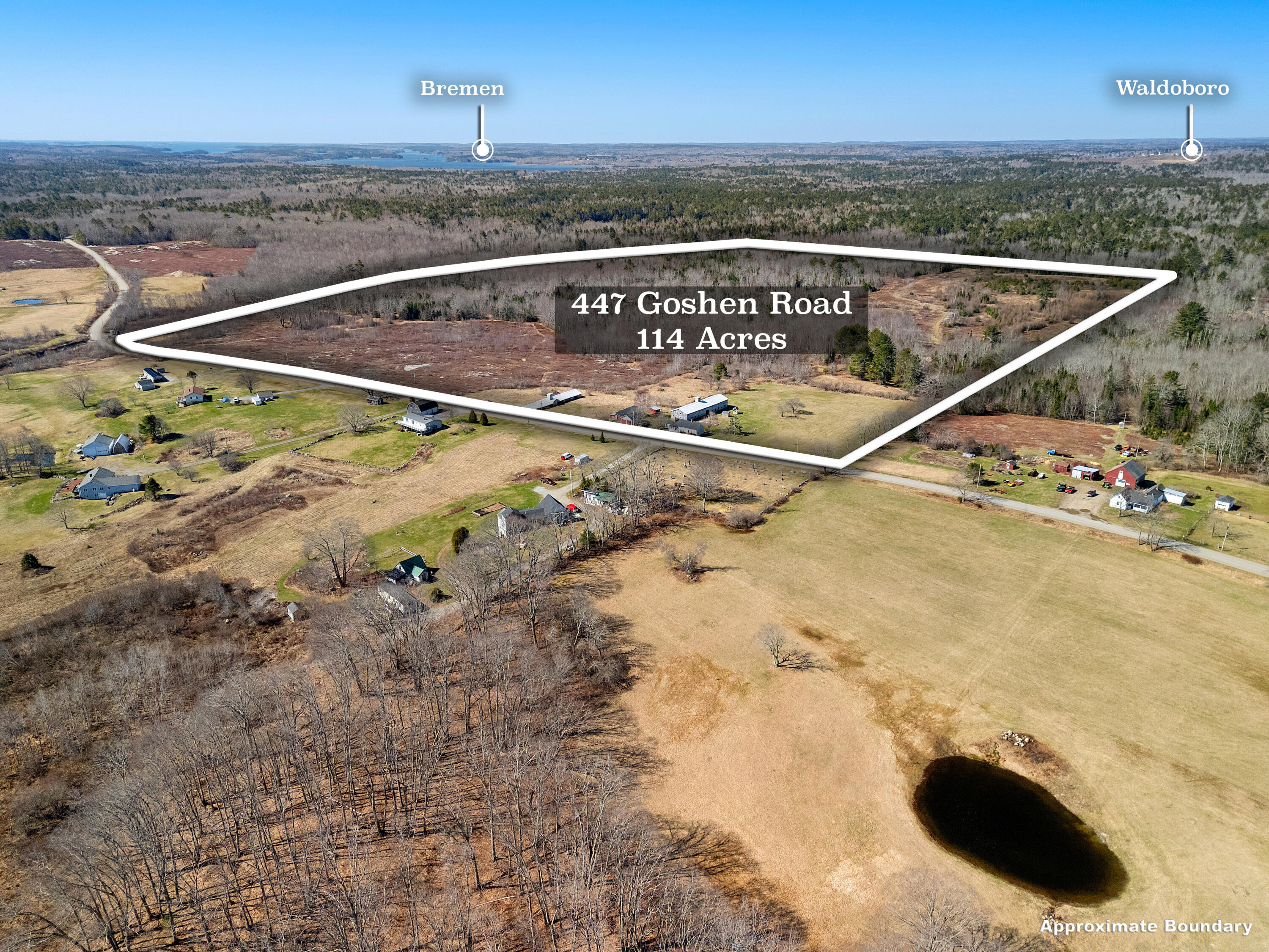 447 Goshen Road Waldoboro, ME 04572 - Photo 22 of 43 GOSHEN ROAD AERIAL1