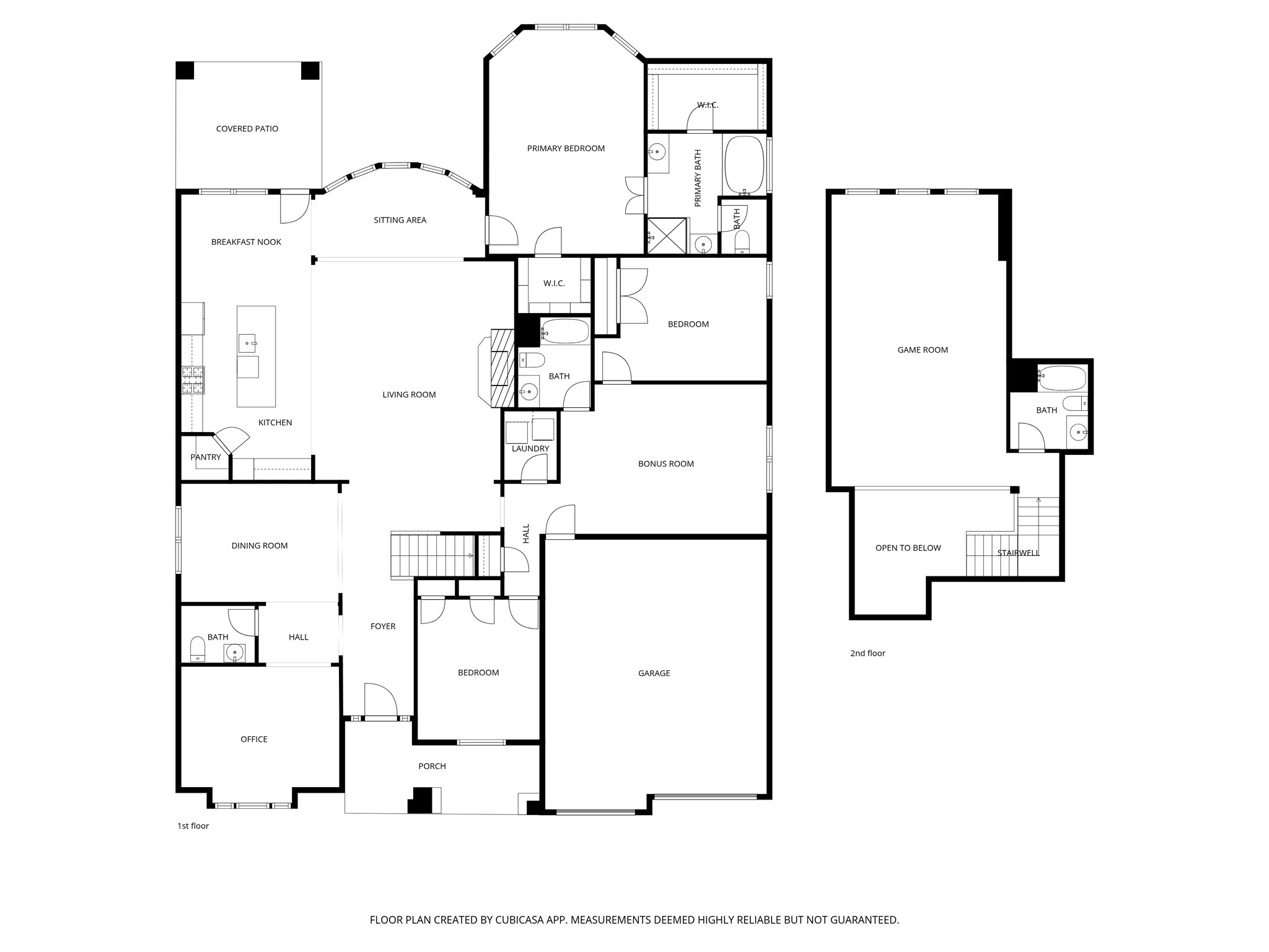 622 West Fork Webster, TX 77598 - Photo 35 of 36 What an amazing floor-plan. The convenience of all bedrooms on one floor (including a bonus area) with the bonus of a game room and full bath up that could be used for guests with plenty of privacy.