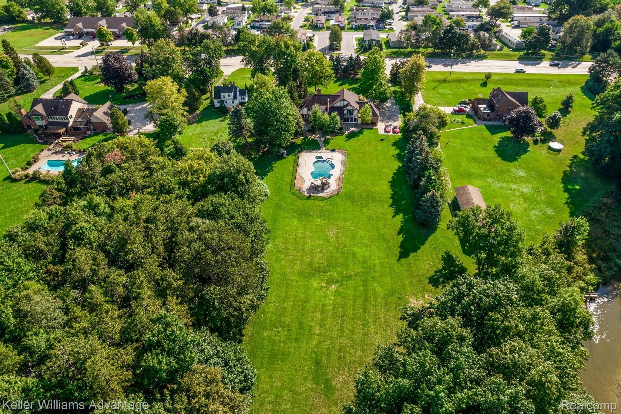 38125 Hayes Road Sterling Heights, MI 48313 - Photo 61 of 83 Drone arial view of RARE 2.75 acres in Sterling Heights