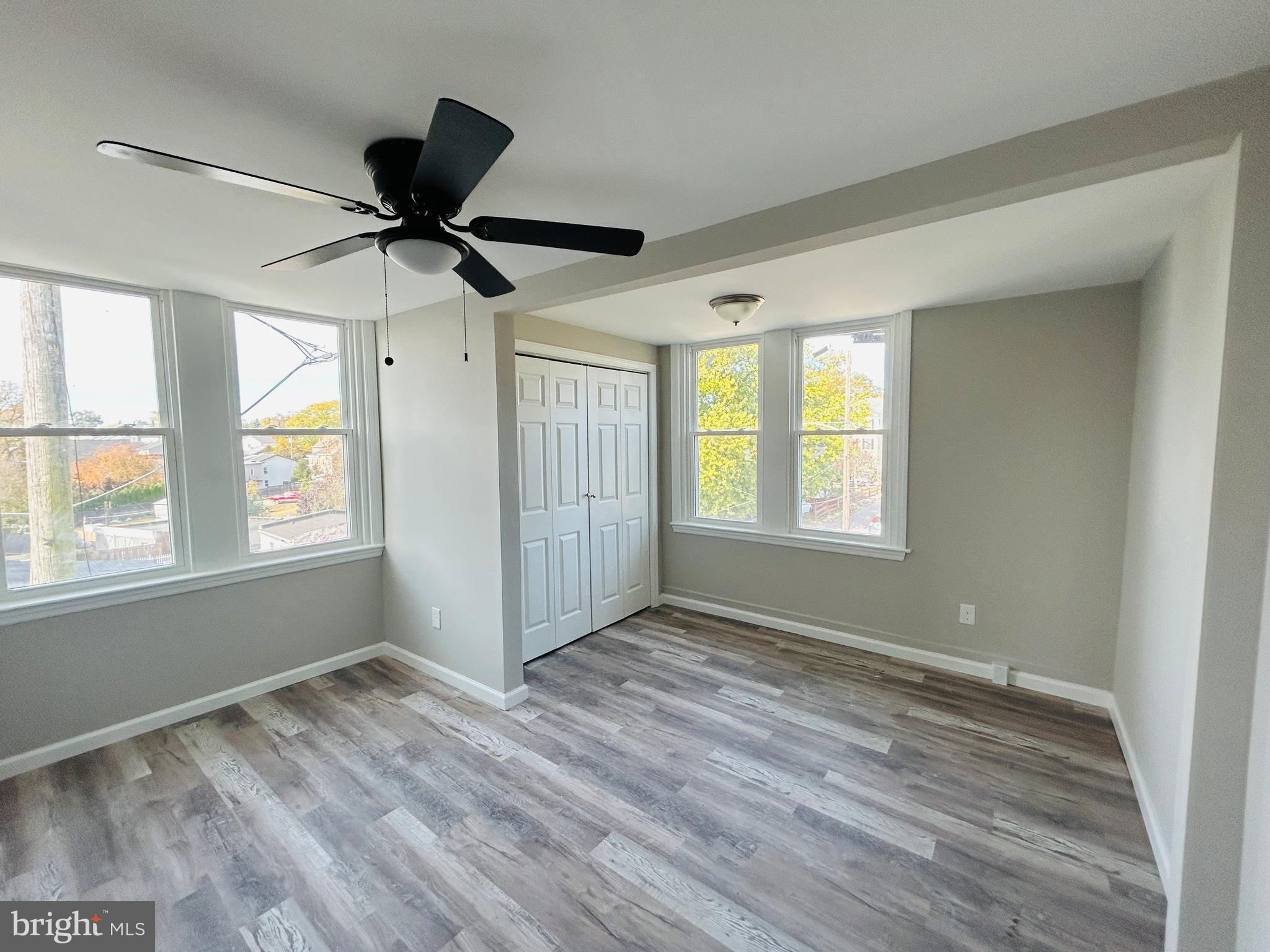 326 Fountain Street Philadelphia, PA 19128 - Photo 23 of 24 a view of empty room with wooden floor and fan