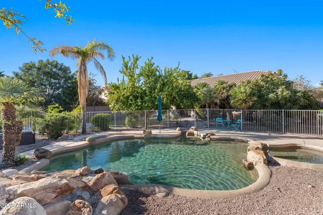 a view of a yard with plants