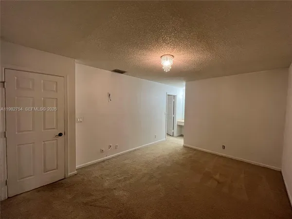 a view of an empty room
