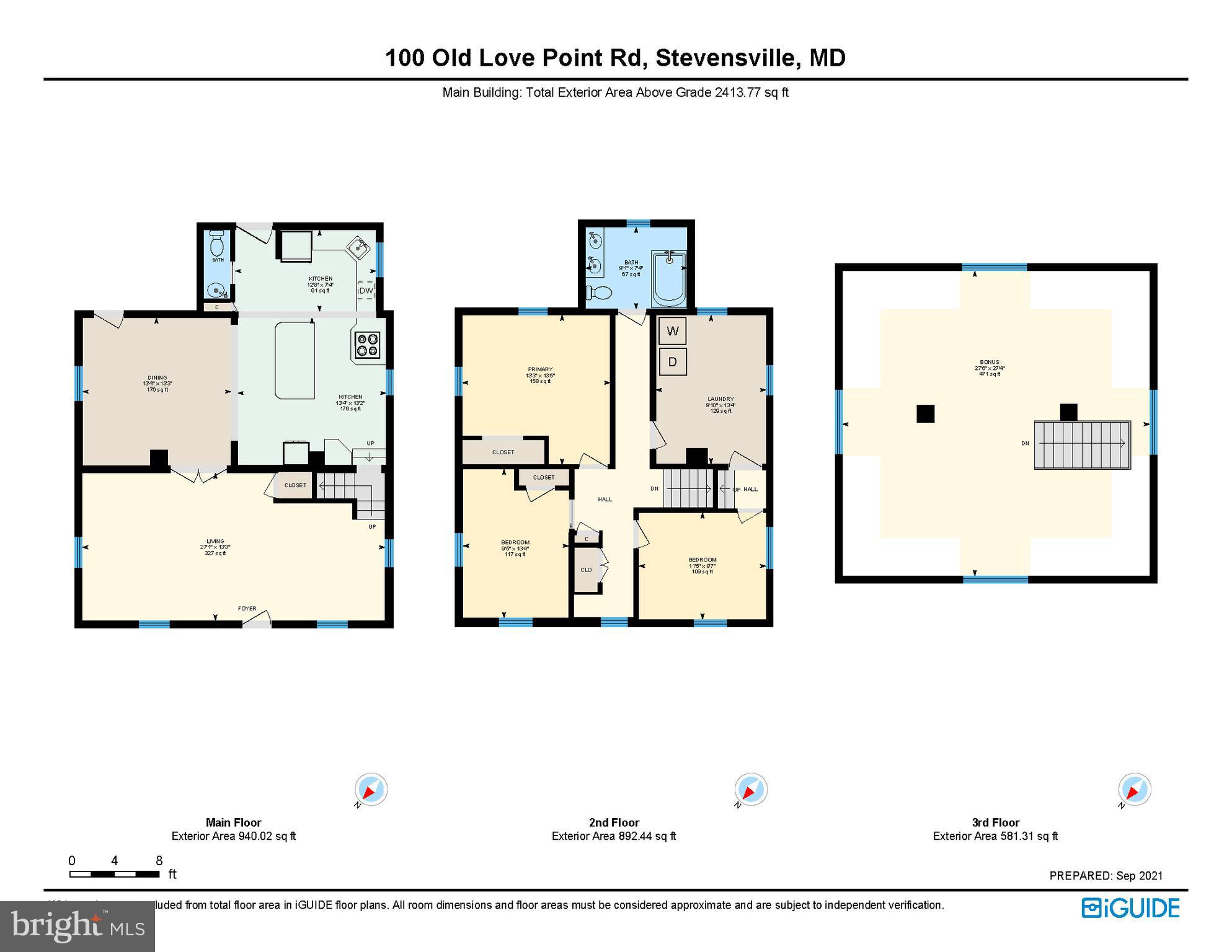 100 Old Love Point Road Stevensville, MD 21666 - Photo 37 of 40 FLOOR PLAN: Combined