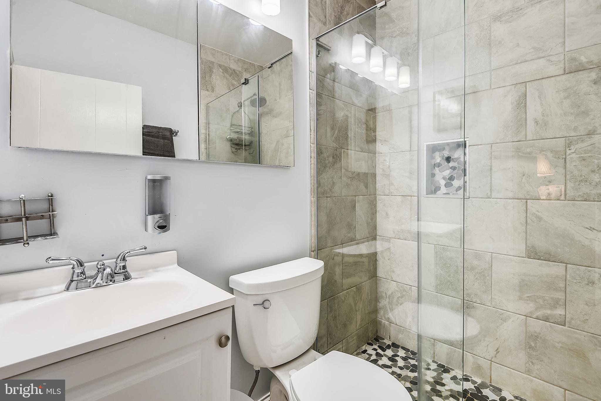 232 Nottingham Hill Annapolis, MD 21405 - Photo 28 of 70 a bathroom with a sink toilet and shower