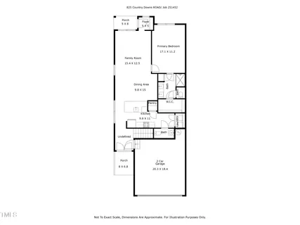 $395,000 | 825 Country Downs Road, Wake Forest, NC 27587