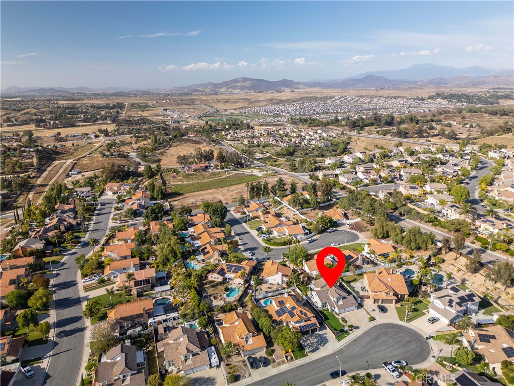 31858 Valone Court Temecula, CA 92591 - Photo 43 of 45 an aerial view of residential houses with city view