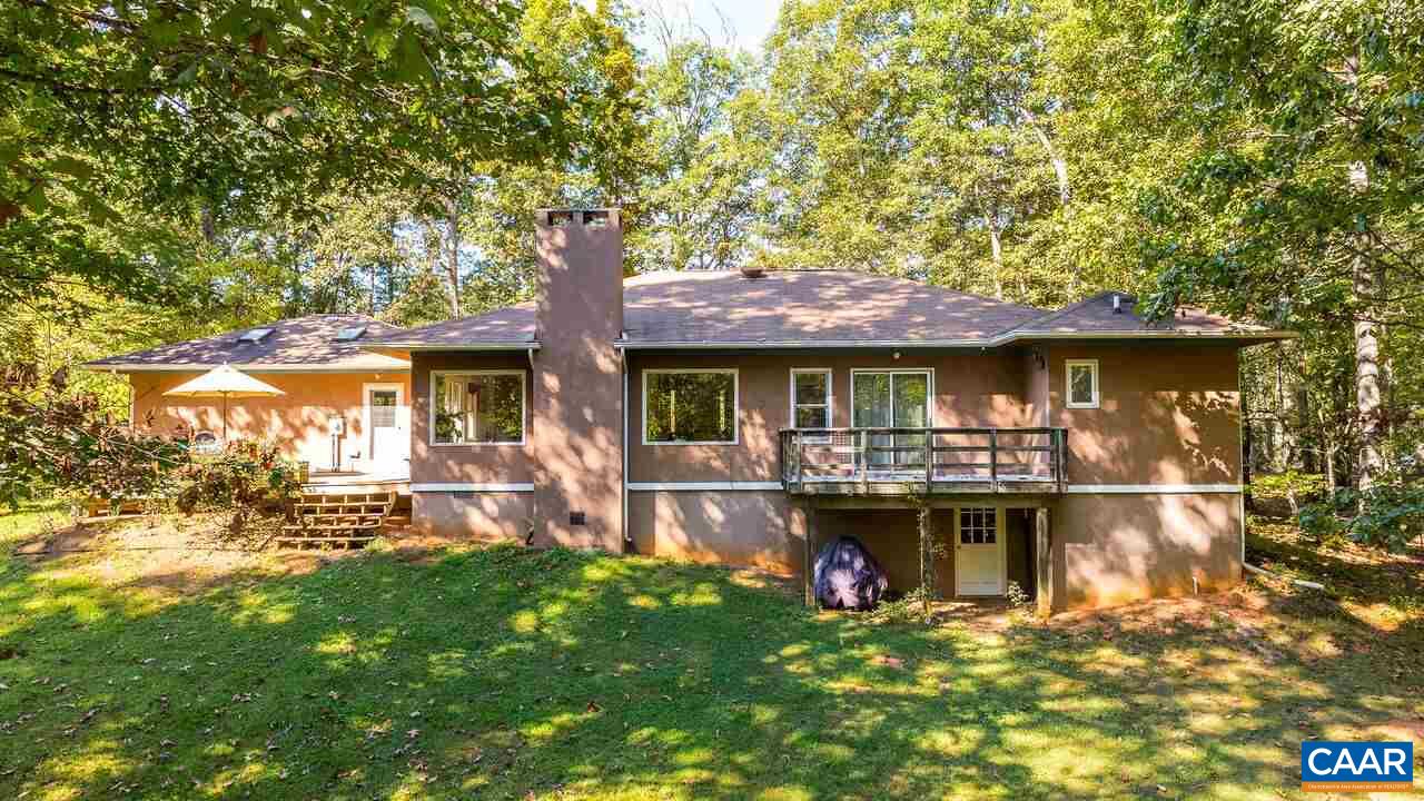 2227 Miller Lake Road Afton, VA 22920 - Photo 23 of 45 a front view of house with yard and outdoor seating