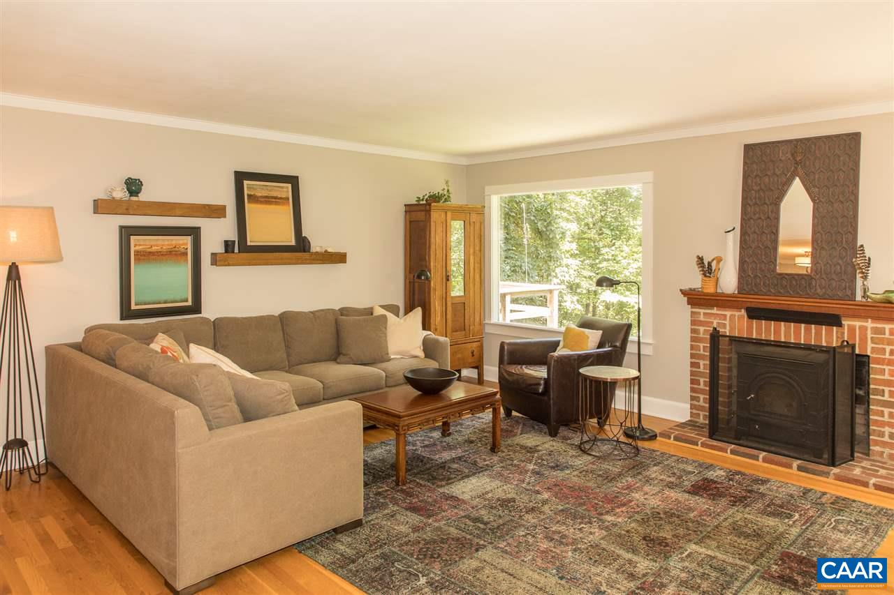 2227 Miller Lake Road Afton, VA 22920 - Photo 6 of 45 a living room with furniture and a fireplace