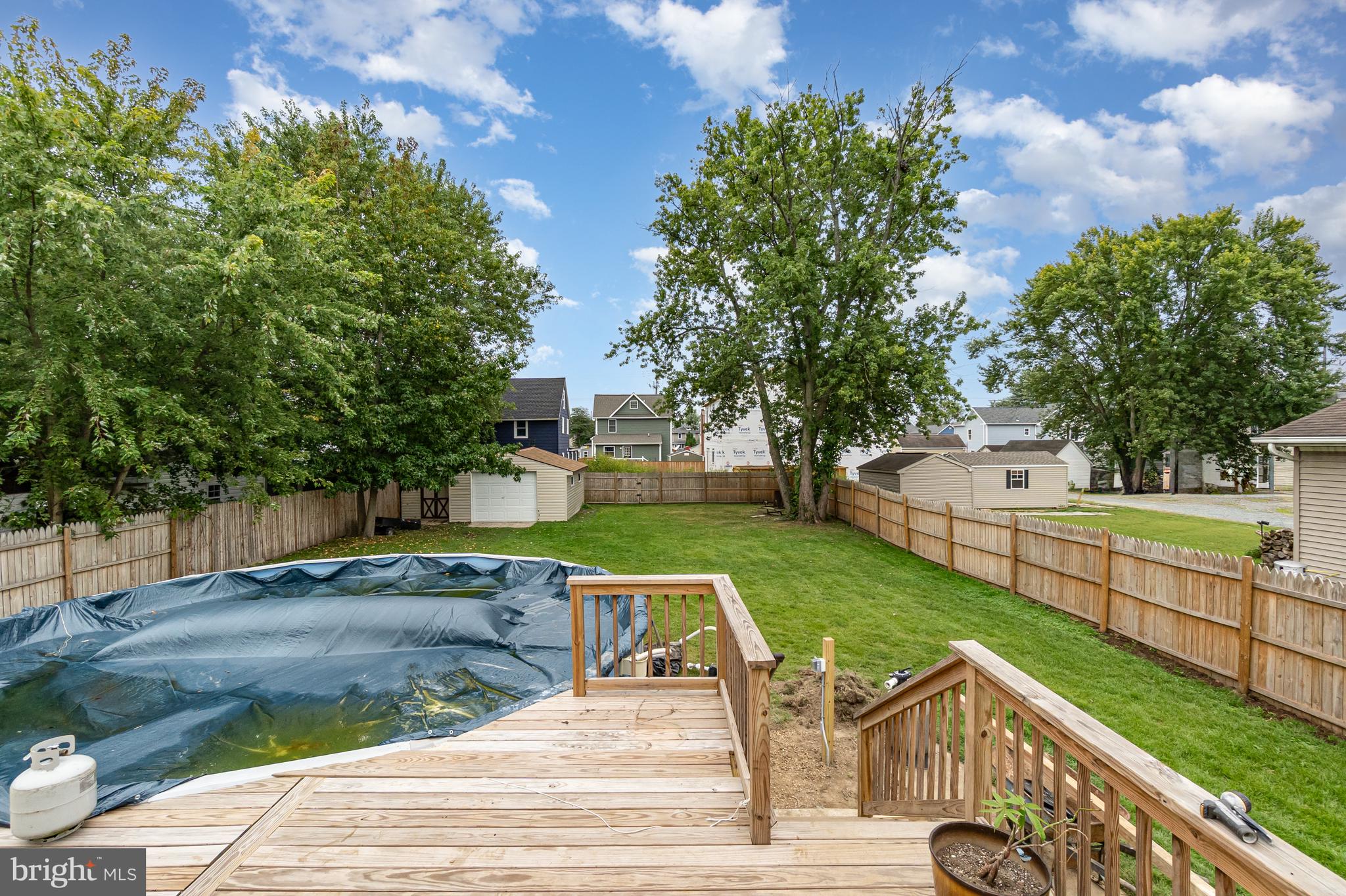 305 Cherry Street Perryville, MD 21903 - Photo 31 of 39 Rear Yard from the Deck