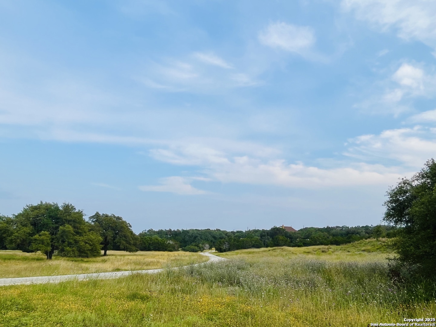 a view of lake with green field