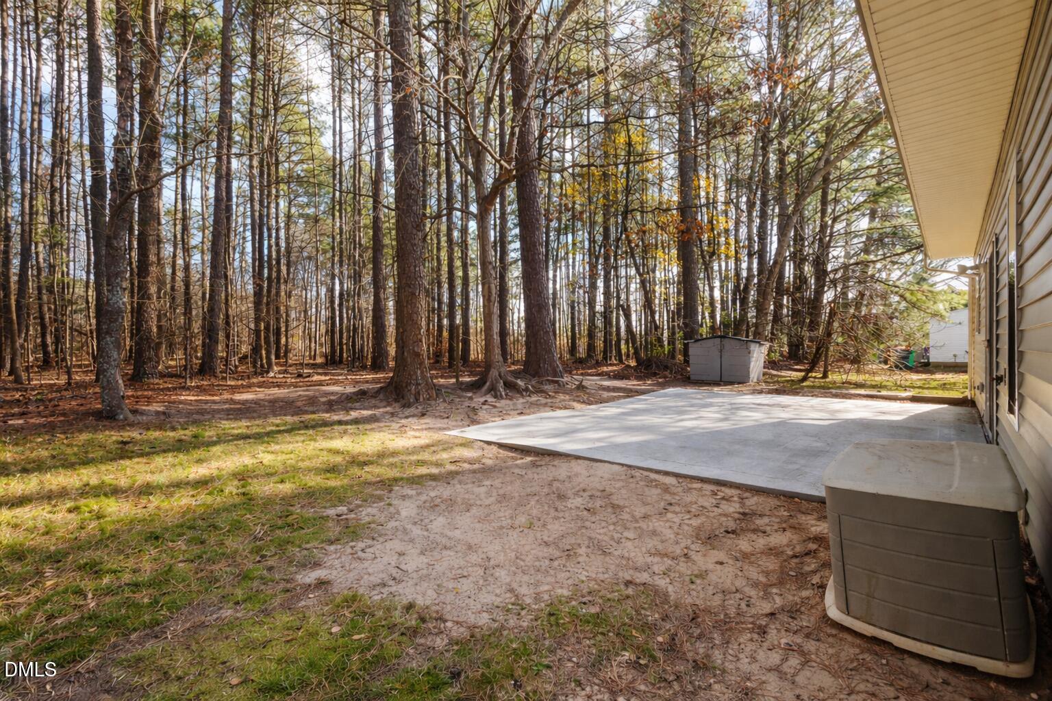 2109 Star Sapphire Drive Raleigh, NC 27610 - Photo 34 of 37 a view of yard with large trees