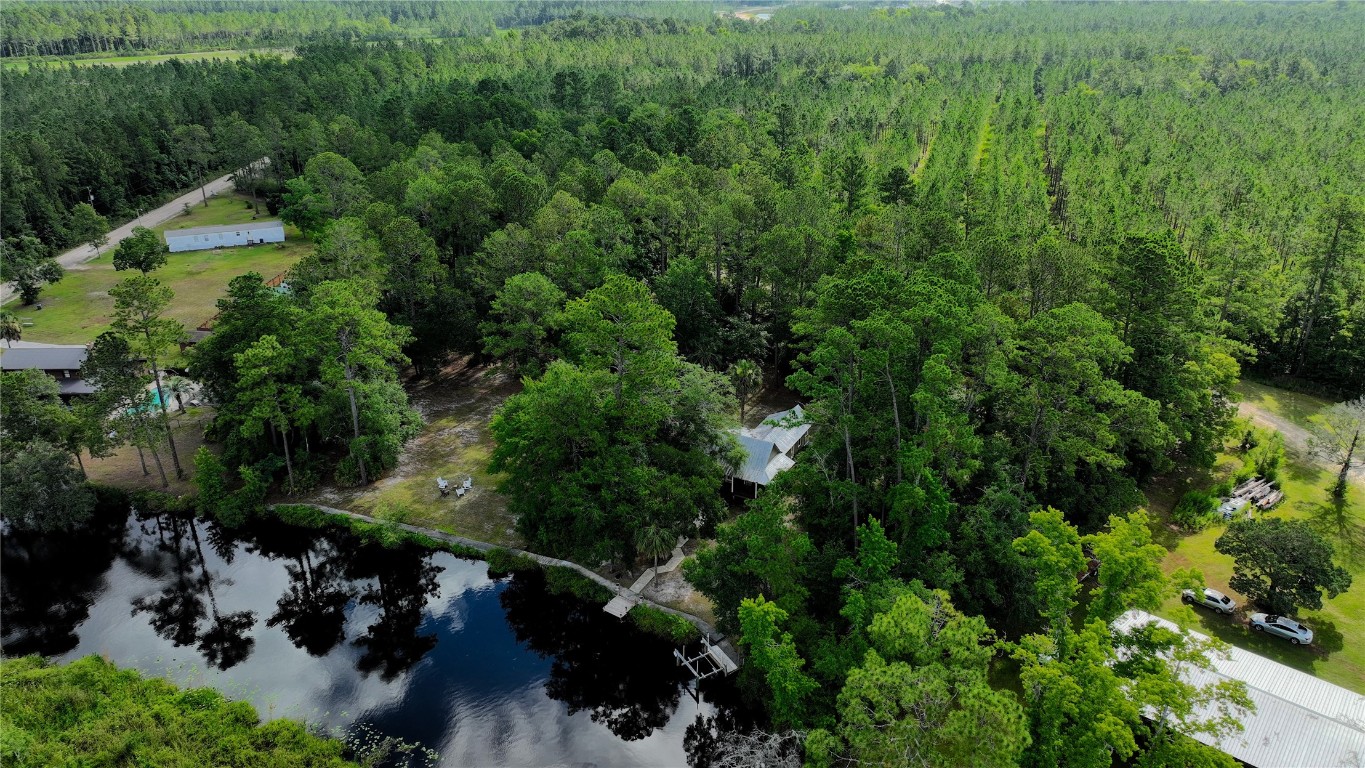 65094 Logan Road Yulee, FL 32097 - Photo 36 of 38 an aerial view of a house with a yard